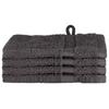 SOLUND Guest Towel 4 Pcs Anthracite 15 X 21 Cm 550 Gsm