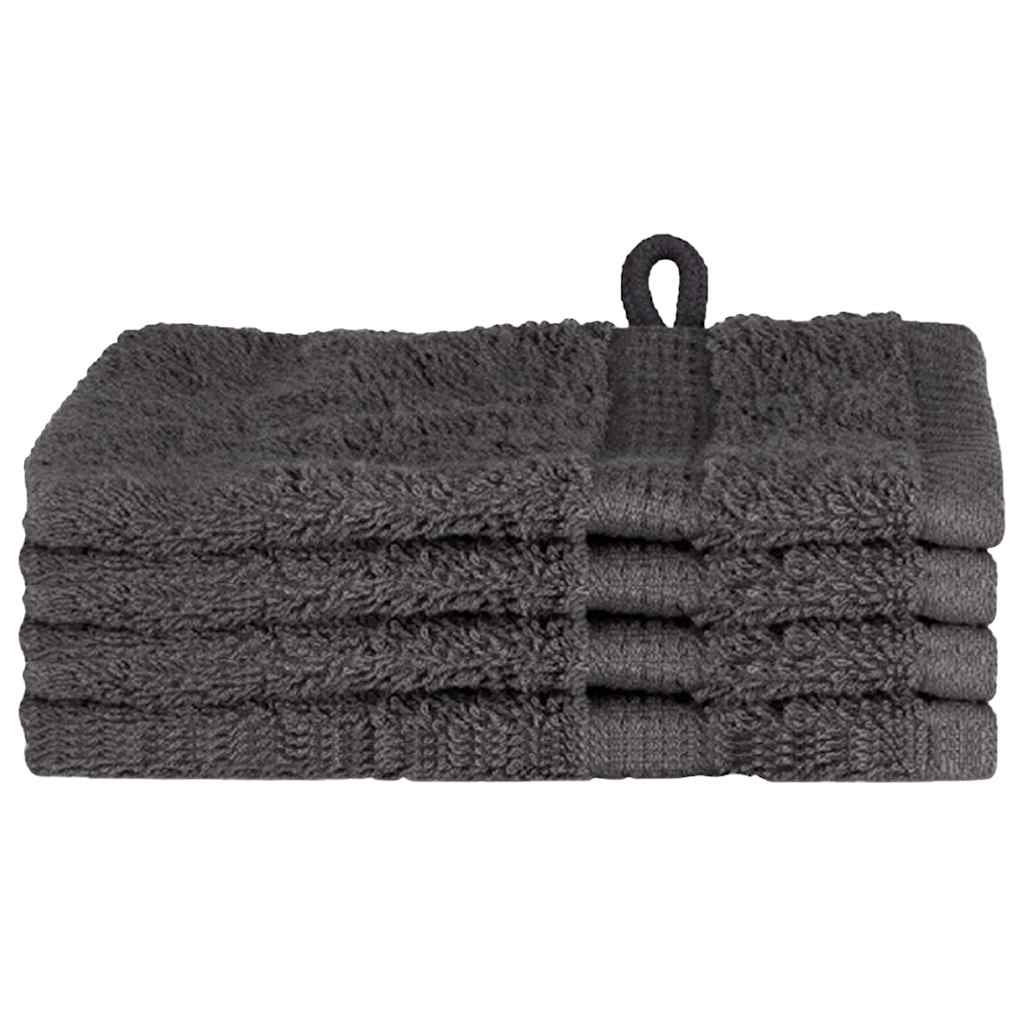 SOLUND Guest Towel 4 Pcs Anthracite 15 X 21 Cm 550 Gsm
