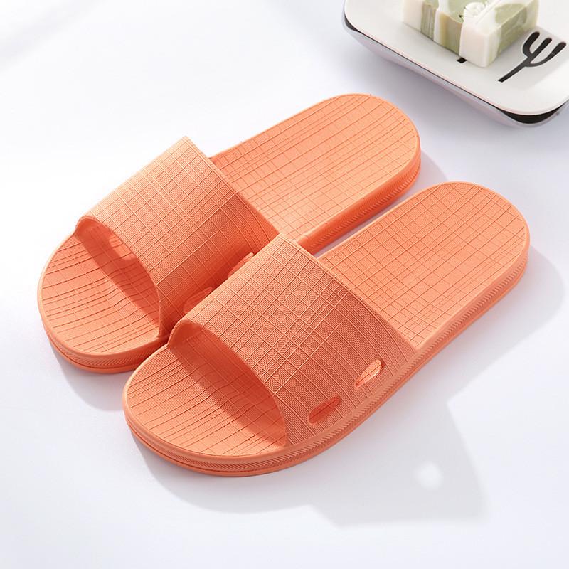 Summer Ladies Indoor Nonslip Pvc House Slippers For Couples Comfortable Shower Footwear