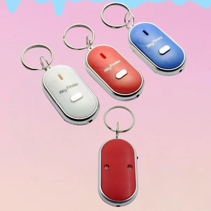 Anti-lost Whistle Keychain Key Finder Flashing Remote Key Bag Wallet Locators Child Alarm Reminder Phone Find Anti-theft Tracker