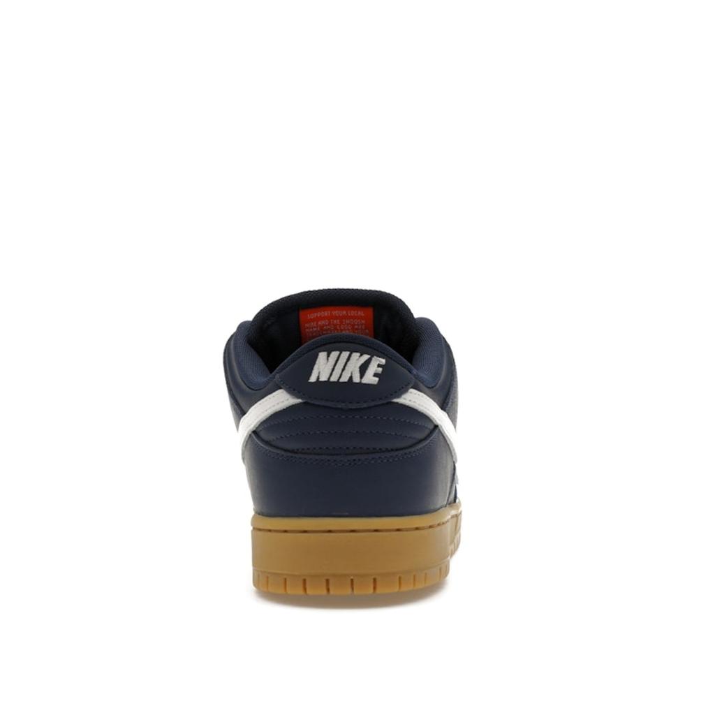 Nike Dunk Low Pro SB Navy Gum Unisex Tenisky Modrá Bílá Oranžová FJ1674-400