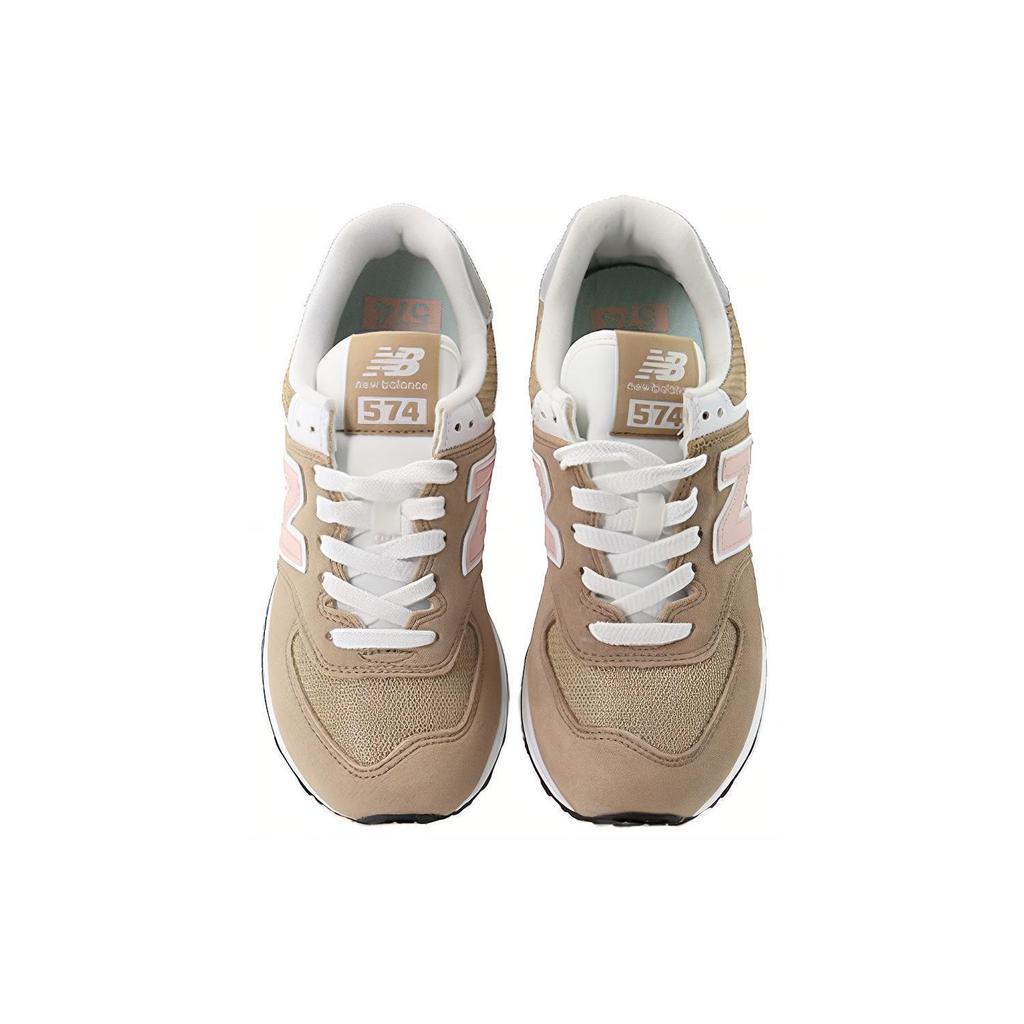 New Balance Nb 574 Retro Basse Scarpe da Corsa Casual Donna Sneaker Giallo Marrone WL574BTB