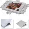 Large Folding Puzzle Table with Adjustable Stand and 6 Storage Drawers Portable Jigsaw Board Sorting Station Foldable Puzzle Pad
