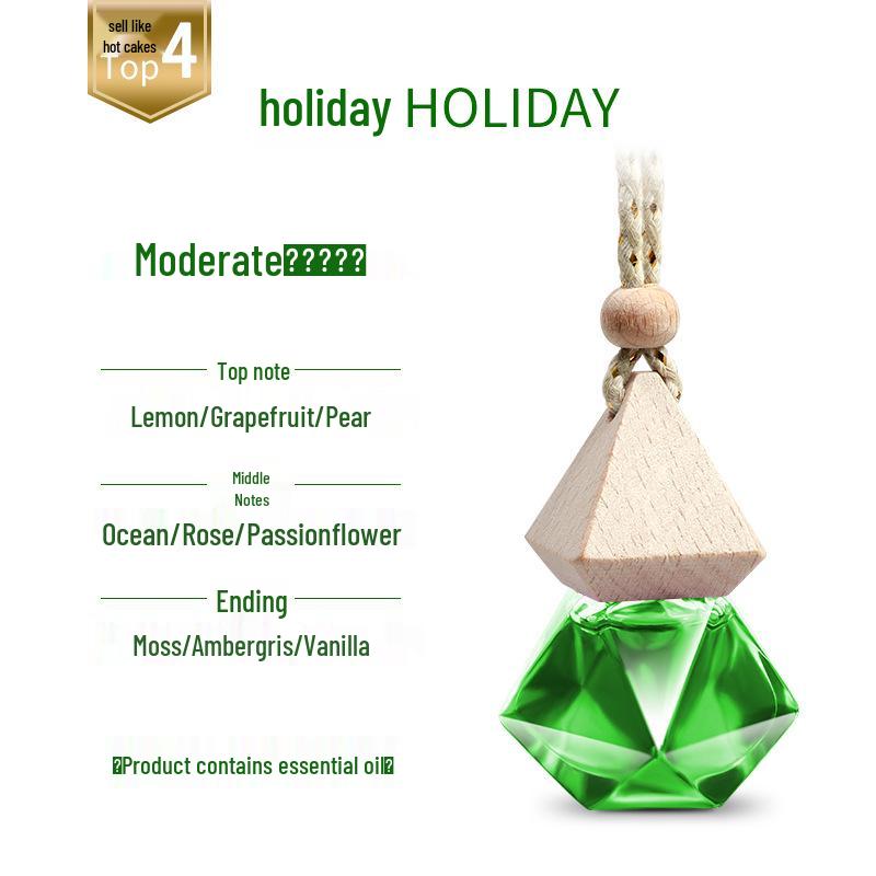 

Long-lasting Car Interior Essential Oil Aromatherapy Hanging Pendant
