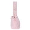MIUMIU Excellent condition 5NE841 Pile material terry cloth mini bag canvas staple one-shoulder bag Handbag Pink / GD HardwareUsed
