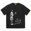 Rock Project To Kobe T-shirt con Stampa Vintage Americana Girocollo Vintage Uomo e Donna Cotone Estivo Casual T-shirt Y2K