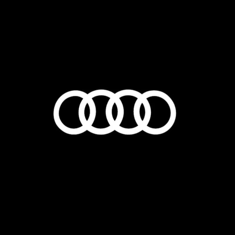 2/4p Led Car Door Welcome Light Projection lamp For AUDI A3 A4 A5 A6 C5 B5 B6 B7 B8 B9 A7 A8 Q7 Q5 Q3 RS TT sline quattro Logo