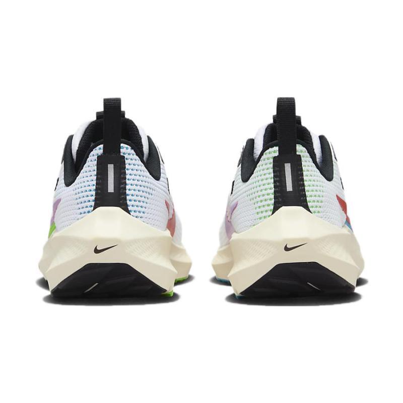 Nike Air Zoom Pegasus 40 GS Abrasion Resistant Low Top Kids' Running Shoes White Green Sneakers FJ4142-100