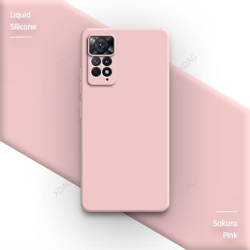 Pure Color Phone Case for Xiaomi Redmi Note11 Note 11 11E 11T 11Pro Pro Plus Pro+ 11S 11SE 4G 5G Soft Liquid Silicone Back Cover