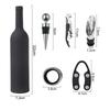 3/5 Pcs Deluxe Wine Accessories Gift Set Stainless Steel Wine Opener With Corkscrew Stopper Pourer Foil Cutter For Home Bar Use
