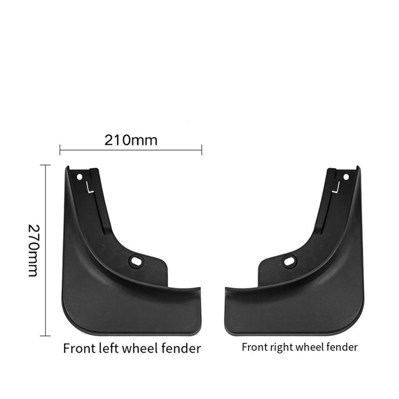SXR-Car Mud Flaps Splash Guard Mudguard Mudflaps Fender External Cover For Tesla Model Y -2024 Small Version