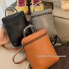 2025 Dragon-Inlaid French Fries Box Mini Crossbody Women's Genuine Leather Handbag