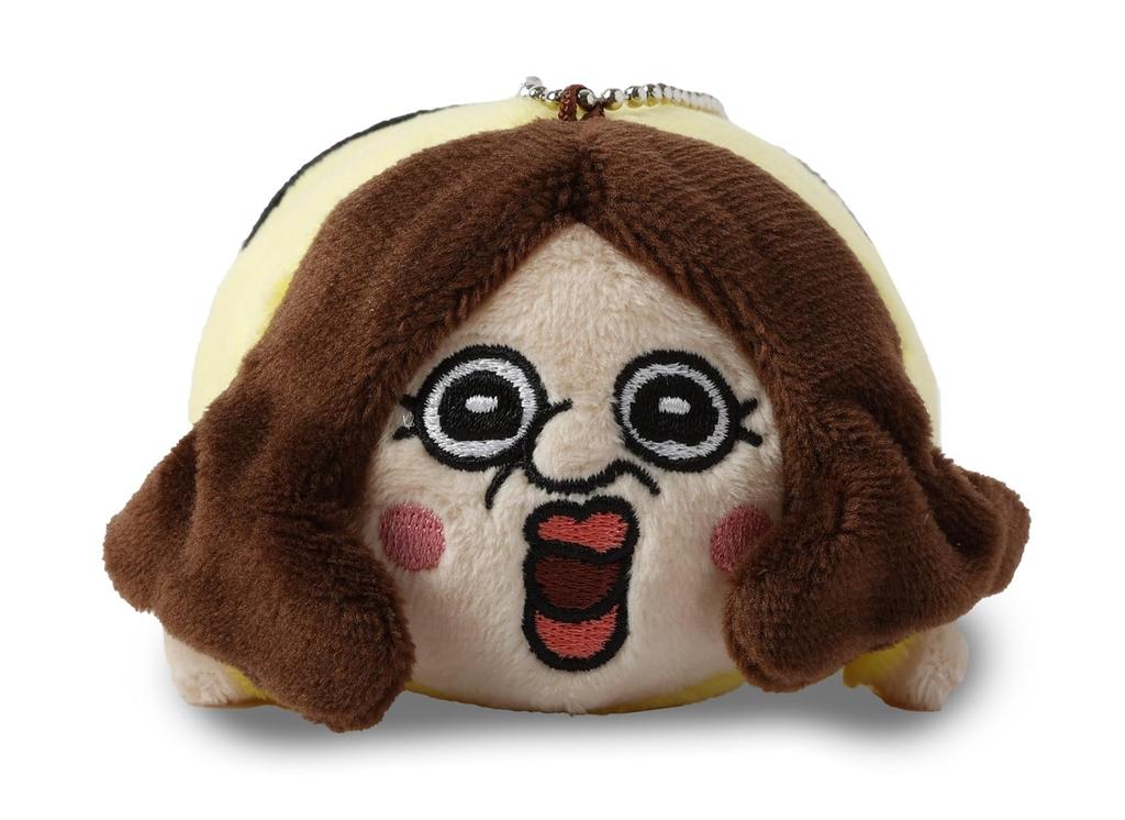 [Many a Little] Panpan-kun's Daily Life Tawara Plush Mascot Ball ChainKeychain (Okuji)