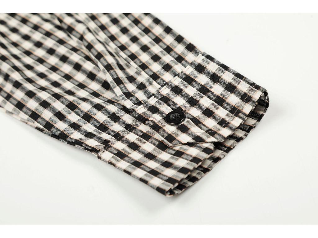 Unisex American Plaid Loosely Fitted Long-Sleeve Shirt - 2026 Casual Spring Collection
