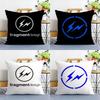 Lightning F-Fragment Design Pillow Case Sofa Living Room Bedroom Double-sided Printing Square Cushion Nap Time Cushion Cover