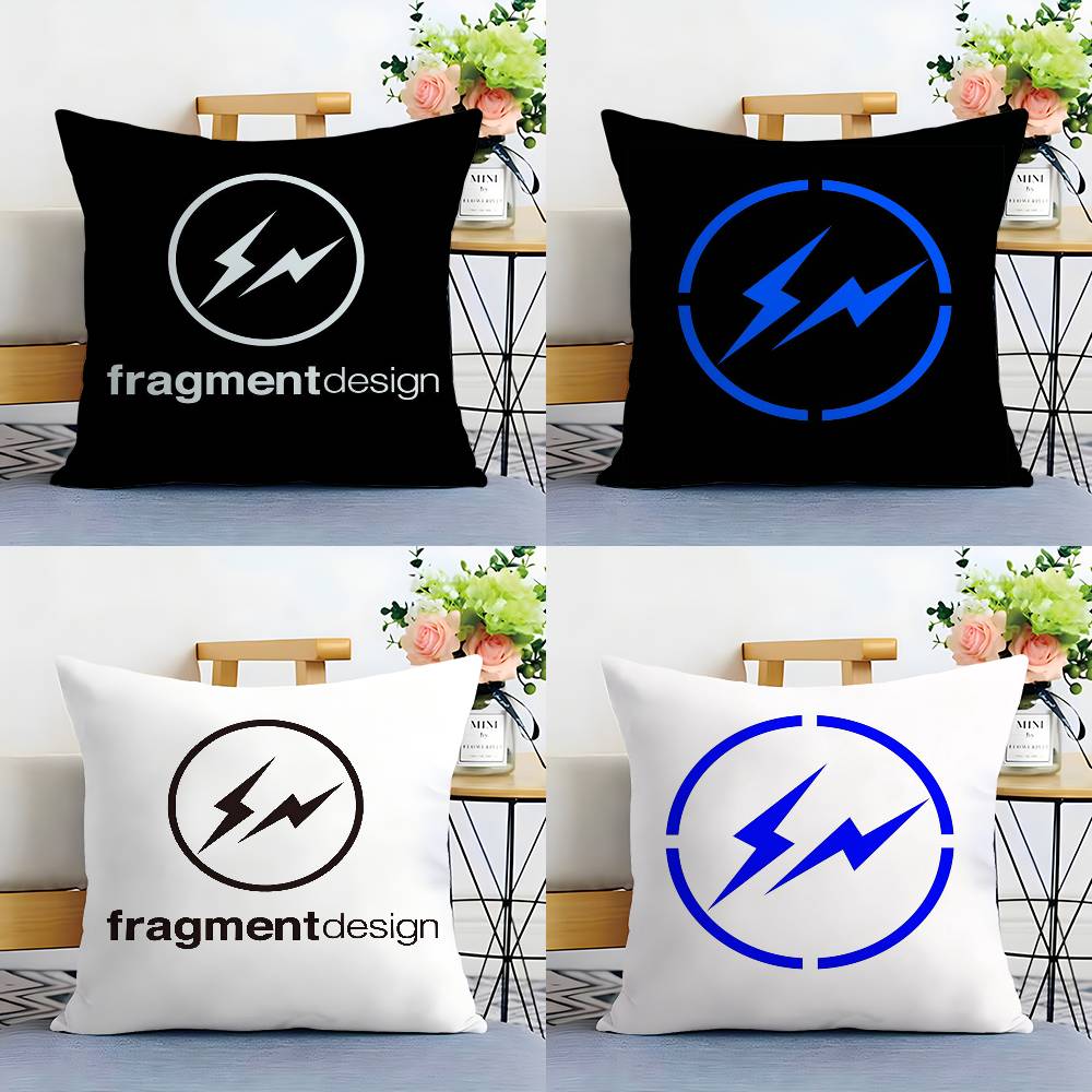 Lightning F-Fragment Design Pillow Case Sofa Living Room Bedroom Double-sided Printing Square Cushion Nap Time Cushion Cover