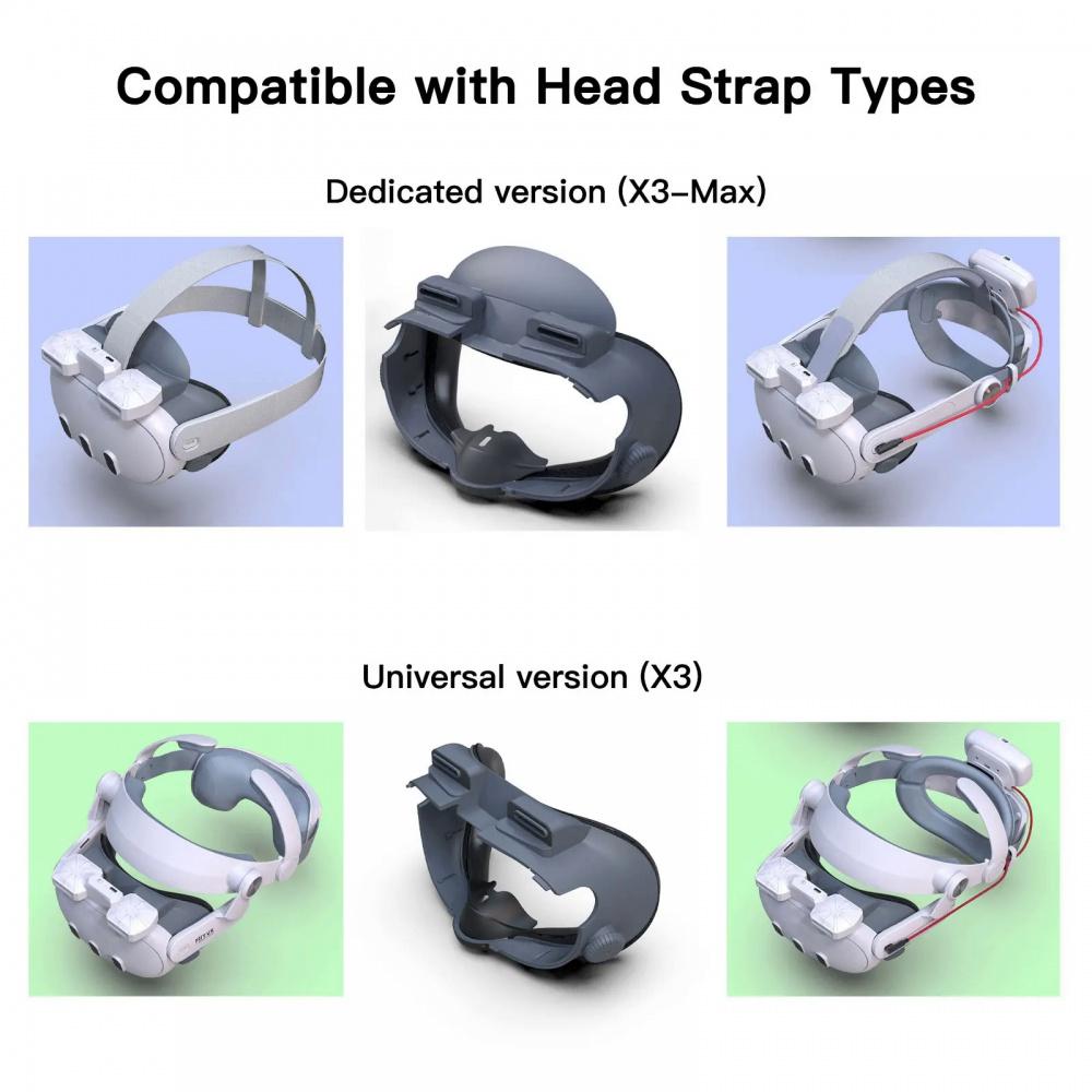 Wentylator chłodzący do akcesoriów Meta Quest 3, zestaw słuchawkowy VR aktywna wentylacja cyrkulacja powietrza oddychający interfejs twarzy osłona twarzy