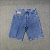 Corteiz Devil Island Streetwear Embroidered Star Jeans Set Casual Denim Outfit Teens