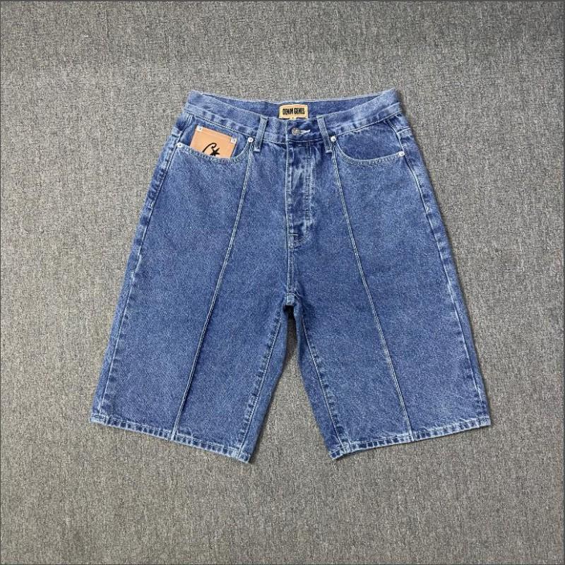 Corteiz Devil Island Streetwear Embroidered Star Jeans Set Casual Denim Outfit Teens