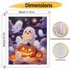 Digital Halloween Pumpkin Oil Painting Art Coloring Painting Handmade Diy Home Decoration Painting