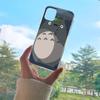 YNDFCNB Custodia per Telefono Carina Totoro Per iPhone XR X XS Max 14 13 Pro Max 11 12 Mini 6 7 8 plus SE 2020 Cover con Stampa