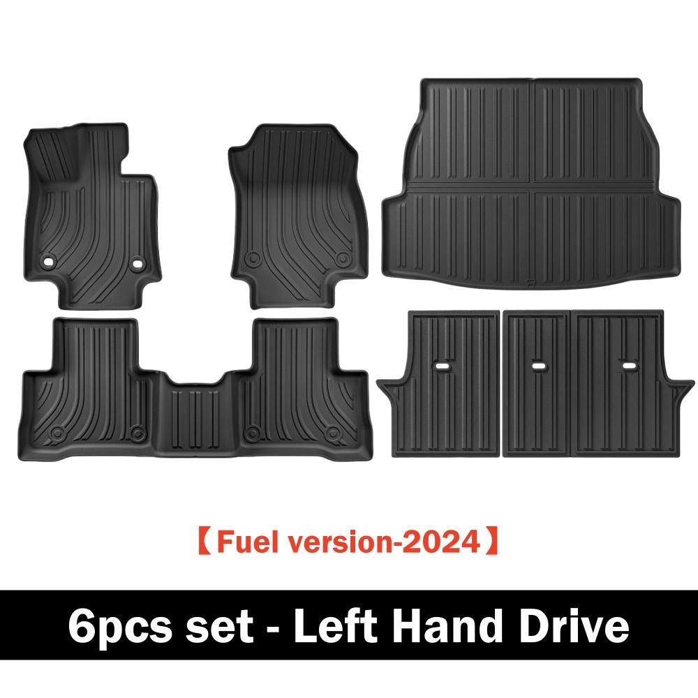 Car Floor Mats For Toyota RAV4 RAV-4 2025 Fuel version TPE Waterproof Floor Liner Trunk Mat Floor Carpet Backrest Pad