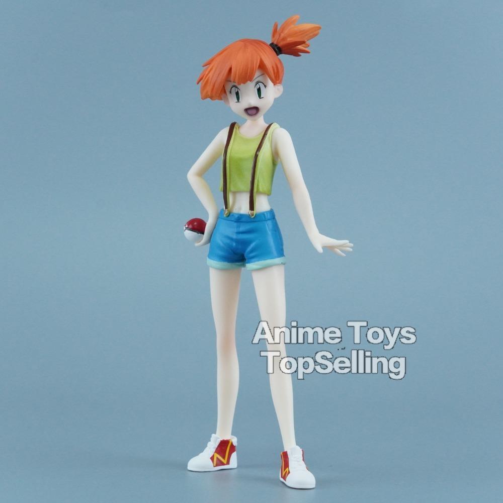 Anime Pokemen Figure Ash Ketchum Misty Brock Action Figures Pvc Collection Model Toys for Gifts 13-15cm