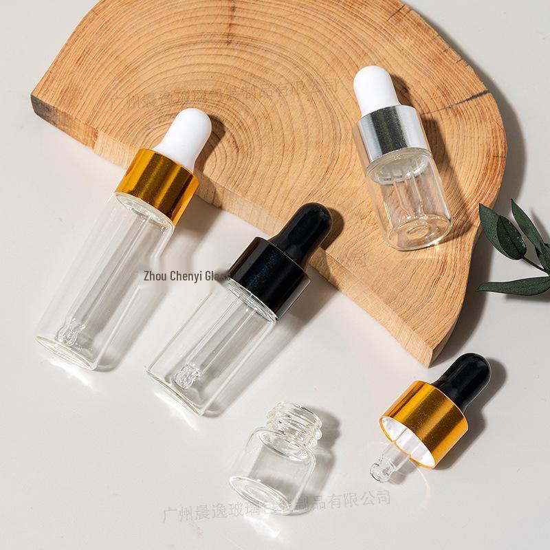 Clear Dropper Bottles - 1ml, 2ml, 3ml, 5ml Sizes, Empty for Serum, Travel-Friendly Packaging