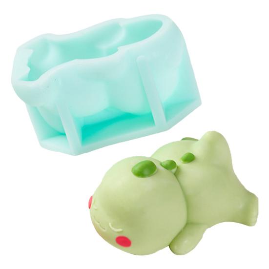 Animal Ice Cube Tray Silicone Crocodile Ice Mold Reusable Cute Cat Capybara Ice Cube Maker for Juice Party Drinks Whiskey Cocktails