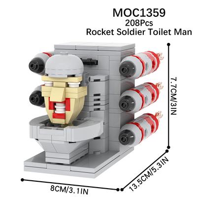 2024 3D Speakerman Children's Block Plastic Game Designer for Teens and Children Skibidi Toilet