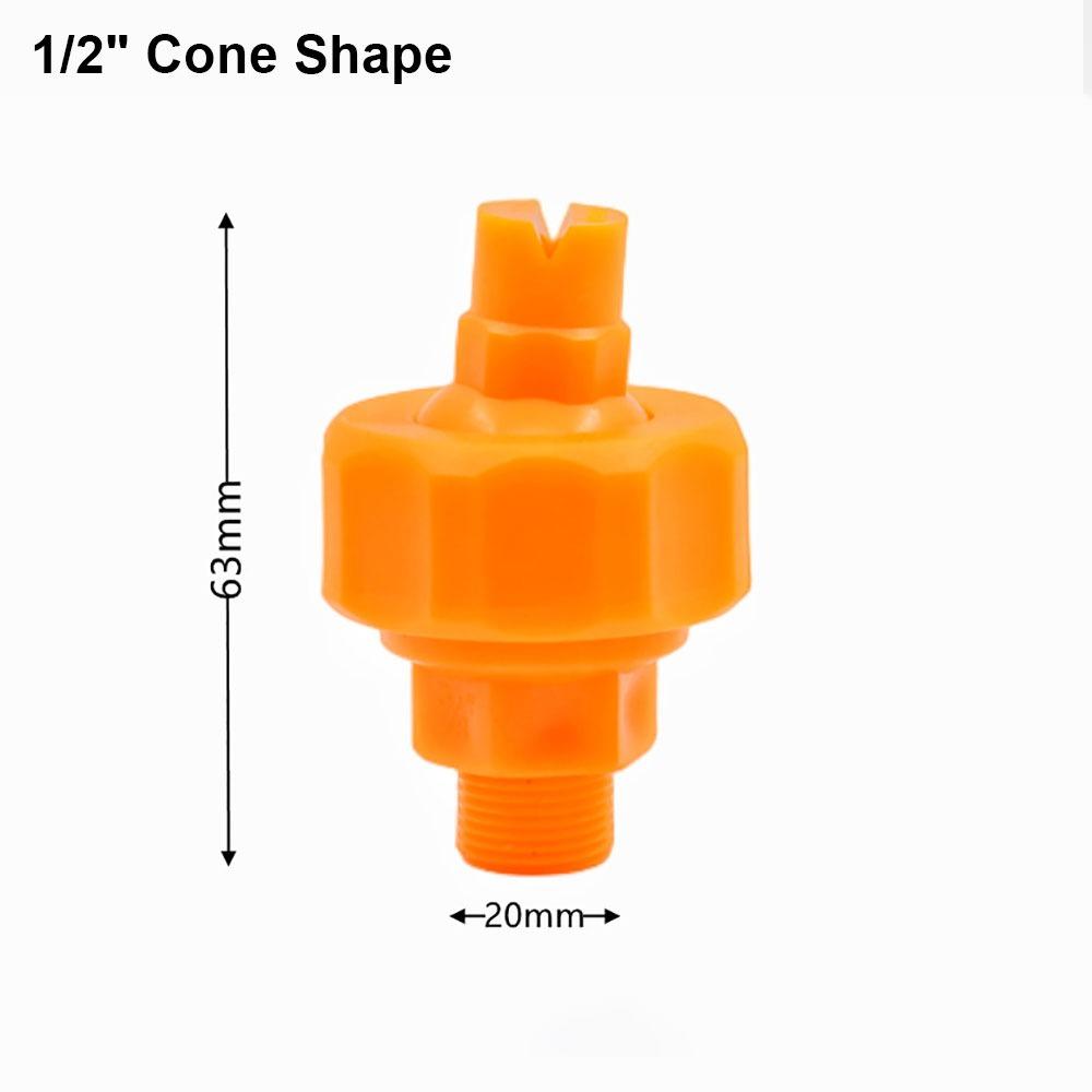 

1Pcs Plastic Sprayer Nozzle Adjustable Eyelet Nozzle Durable Ball Clip 1/2 Cone Shape