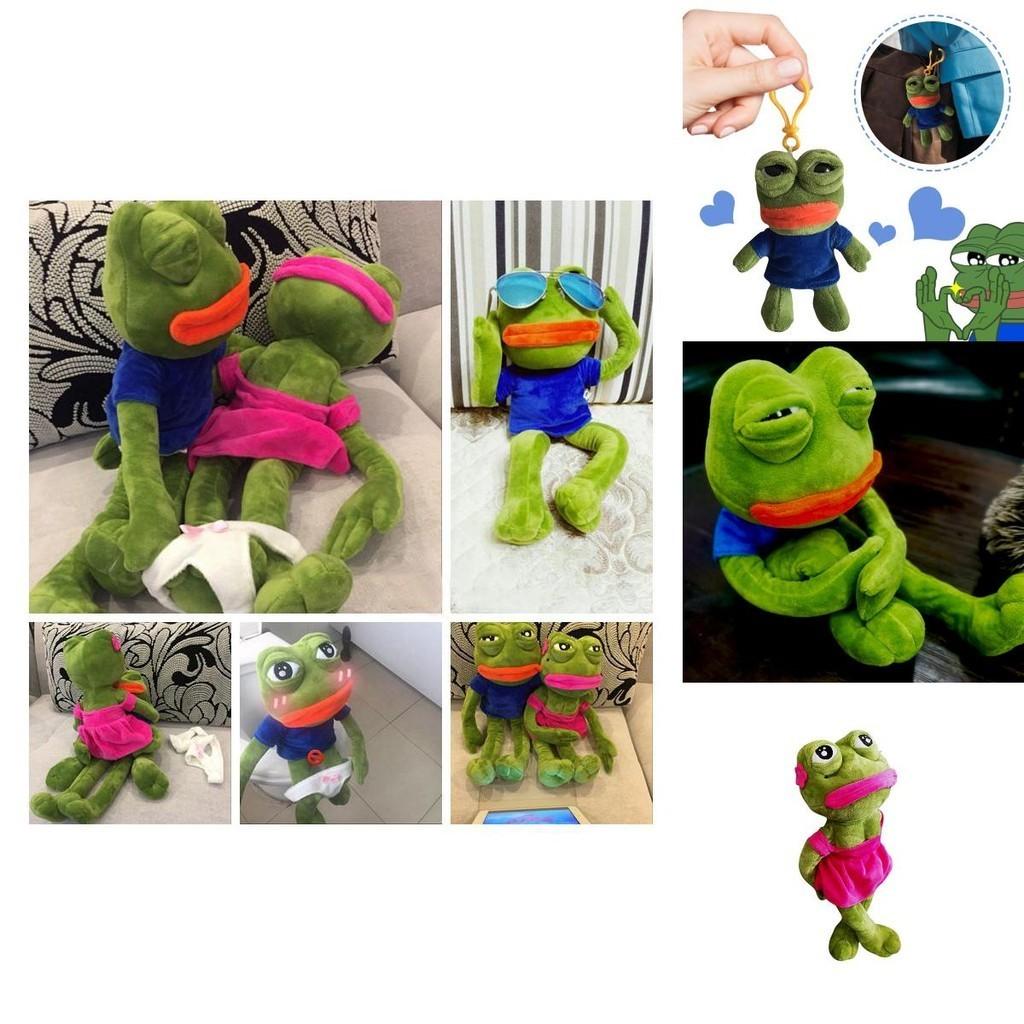 Cuddly Pepe The Frog Plush Doll Soft Toy For Home Decoration