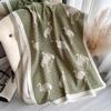 Crane Picture Imitation Cashmere Thickened Scarf Scarf Women'S Extended Printed Fashionable Simple Shawl