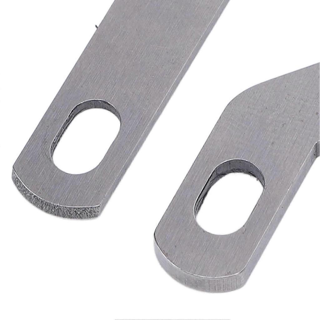 Sewing Machine Upper Lower Blades Set Carbon Steel Sewing Upper Lower Blades for Serger S0230 S14 78 less