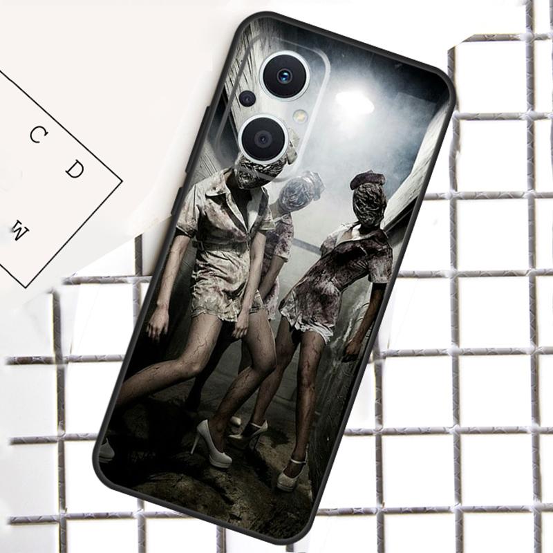 Чехол для OPPO Reno 14F 13F 12F 11F 10 11 12 13 14 Pro 7 8 Lite 8T OPPO Find X6 X5 X8 X9 Pro с изображением Медсестры из Silent Hill OPPO Reno11 F