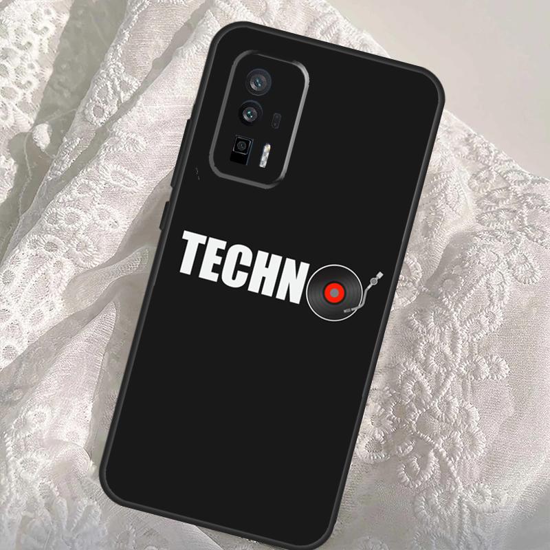 Techno Music Case For Xiaomi 13T 14T Pro 12T 11T 13 14 Ultra POCO X6 Pro M6 X3 X5 M5s F3 F5 F6 Cover