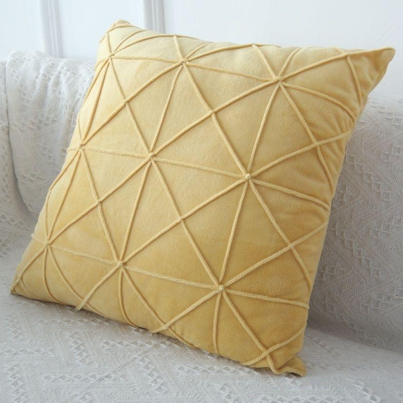 45cm Cushion Cover Modern Simple Soft Fluffy Pure White Plush Pillow Home Cushion Artificial Imitation Wool Pillow Cover