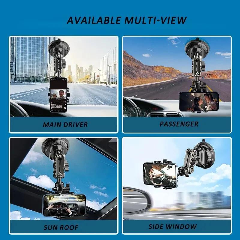 Handyhalterung Auto Videoaufnahme Universal Magic Arm Saugfuß Auto Handyhalterung Halterung Windschutzscheibe Fensterglas Vlog Aufnahme