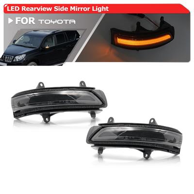 Kouřové Pro Toyota Land Cruiser 200 J200 GR/UR/UZ/VD Prado J150 KD/TR/GR/GD LED Dynamické Blinkry Bočních Zpětných Zrcátek Směrová Světla