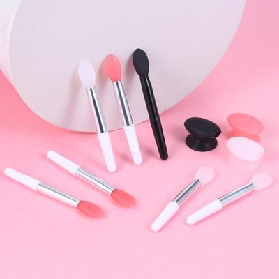 10ks silikonových štětců na rty štětce s aplikátorem lesku na rty Mini štětce na make-up pro péči o rty