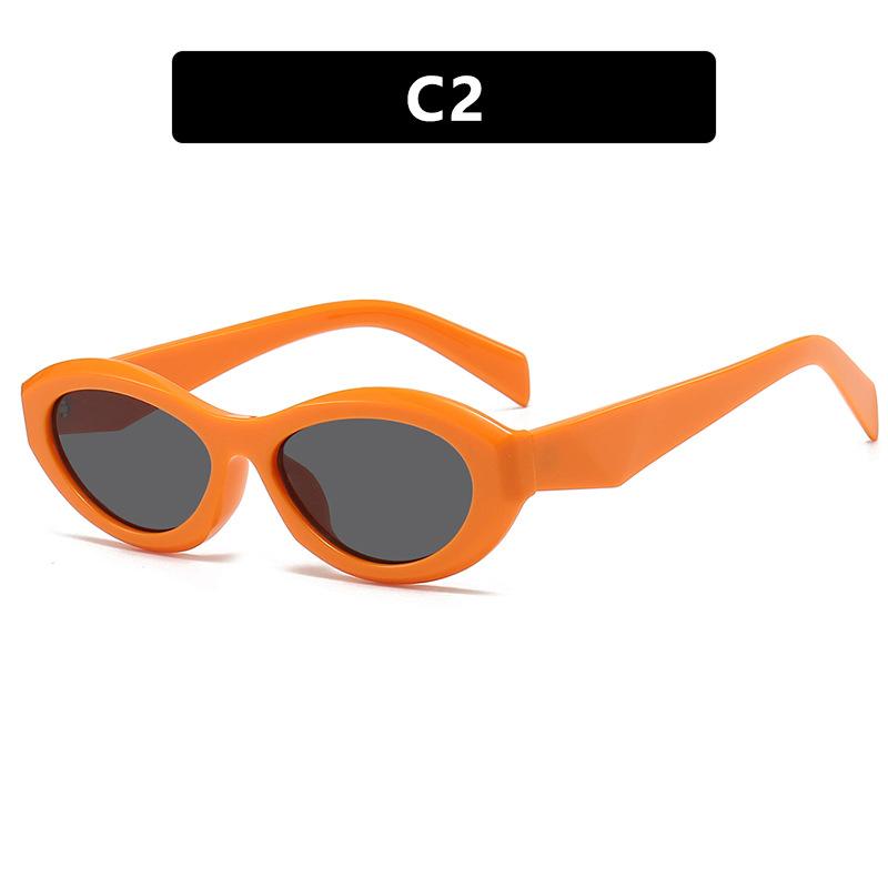 Small Frame Cat Eye Sunglasses Simple Fashion Sunglasses Trendy Concave Sunglasses