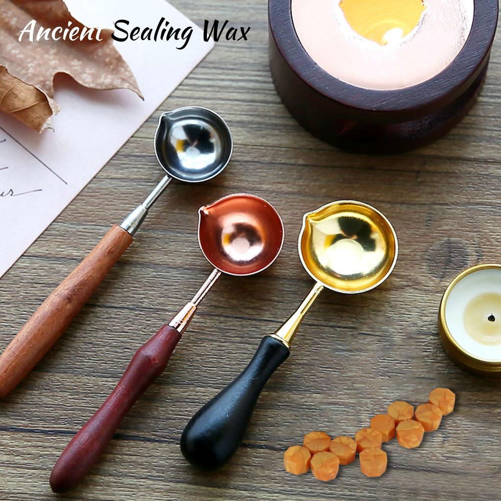 A84E-100Pcs Sealing Wax Seal Beans Stamp Beads For Vintage Craft Envelope Wedding Wax Seal Ancient Sealing Wax Tools