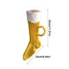 3D Beer Mug Socks Knit Long Tube Socks Cute Unisex Novelty Winter Warm Beer Socks Double Color Block Floor Socks Christmas Gifts