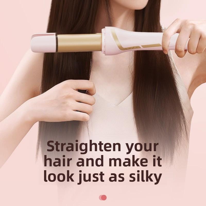 Automatic 2-in-1 Hair Curler Negative Ion Straightener for Big Waves