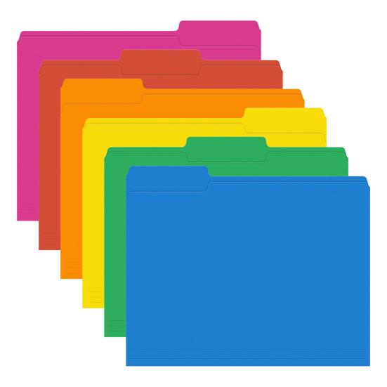 50 stk Manila Mappemapper Standard Brevstørrelse Mappemapper Forretningsdokumentorganisatorer Hjemmekontororganisering Skolemateriell