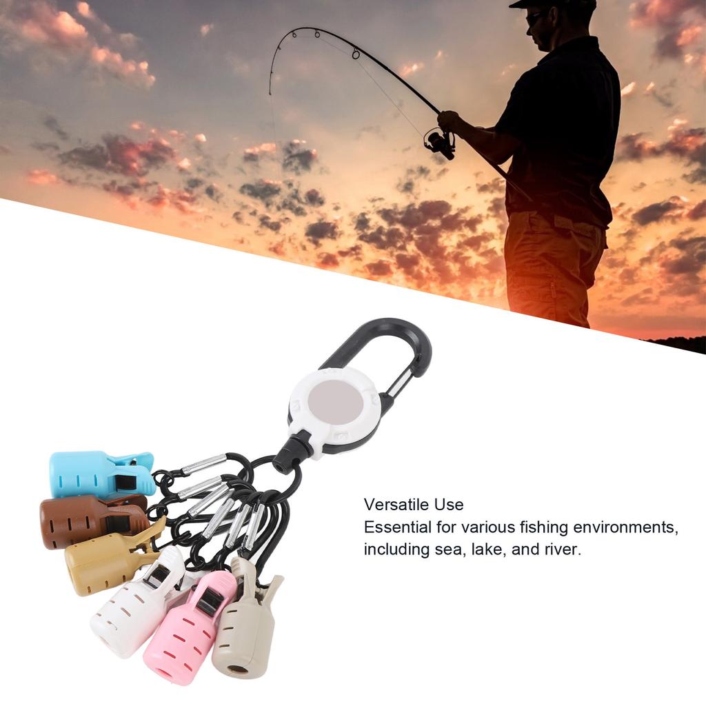 Squid Jig Hook Protector Easy to Use Sturdy Stylish Look Squid Jig Cover Protector for Sea Lake River White Retractable Buckle