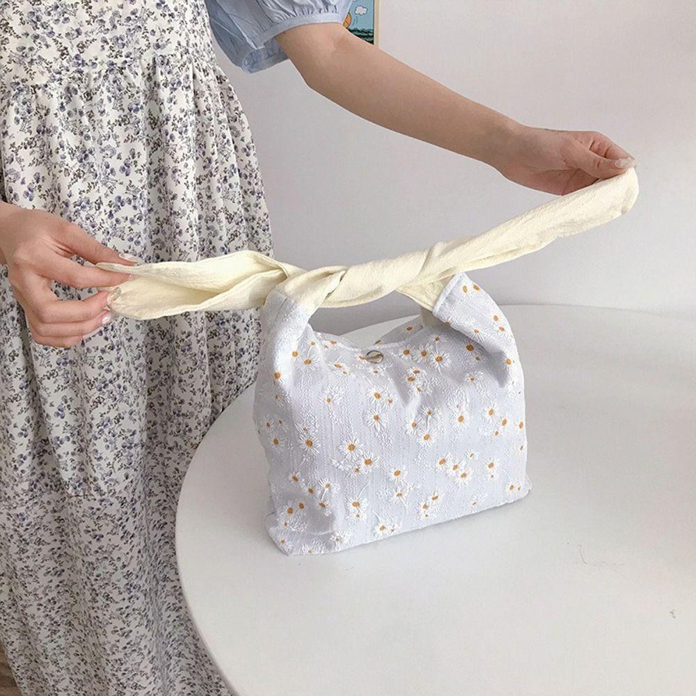 Kids Japanese Breakfast Box Cute Rabbit Ears Lunch Bags Food Storage Bag Lunch Box Mini Handbag