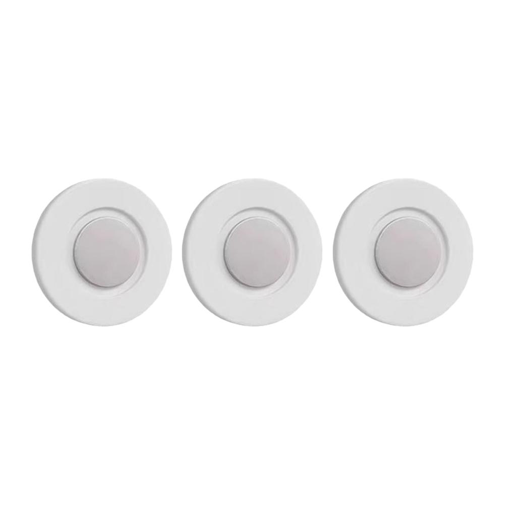3/6pcs Magnetic Remote Control Holder Wall Mount Adhesive Remote Control Holder Strong Hold TV Remote Holder