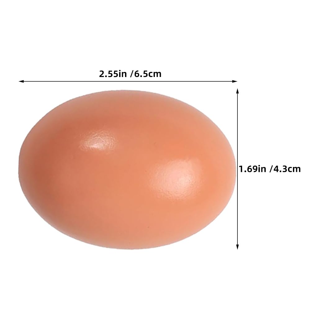 UPKOCH Dummy Eggs, Set of 9 Wooden Eggs for Easter, Tole Painting, DIY Crafts, Egg-Laying, Nesting, Practice, Pretend Play, Kitchen, Food Storage,