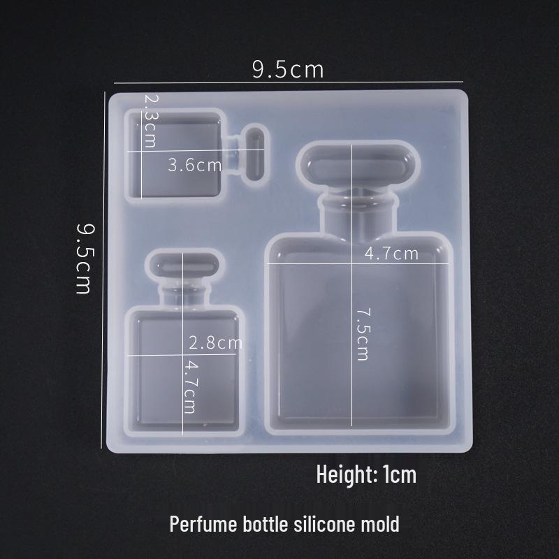 Poppy DIY Crystal Resin Perfume Bottle Ornament Silicone Mold